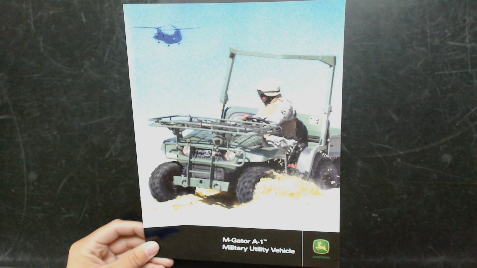 John Deere M-Gator A-1 Military Utility Vehicle Brochure Vintage