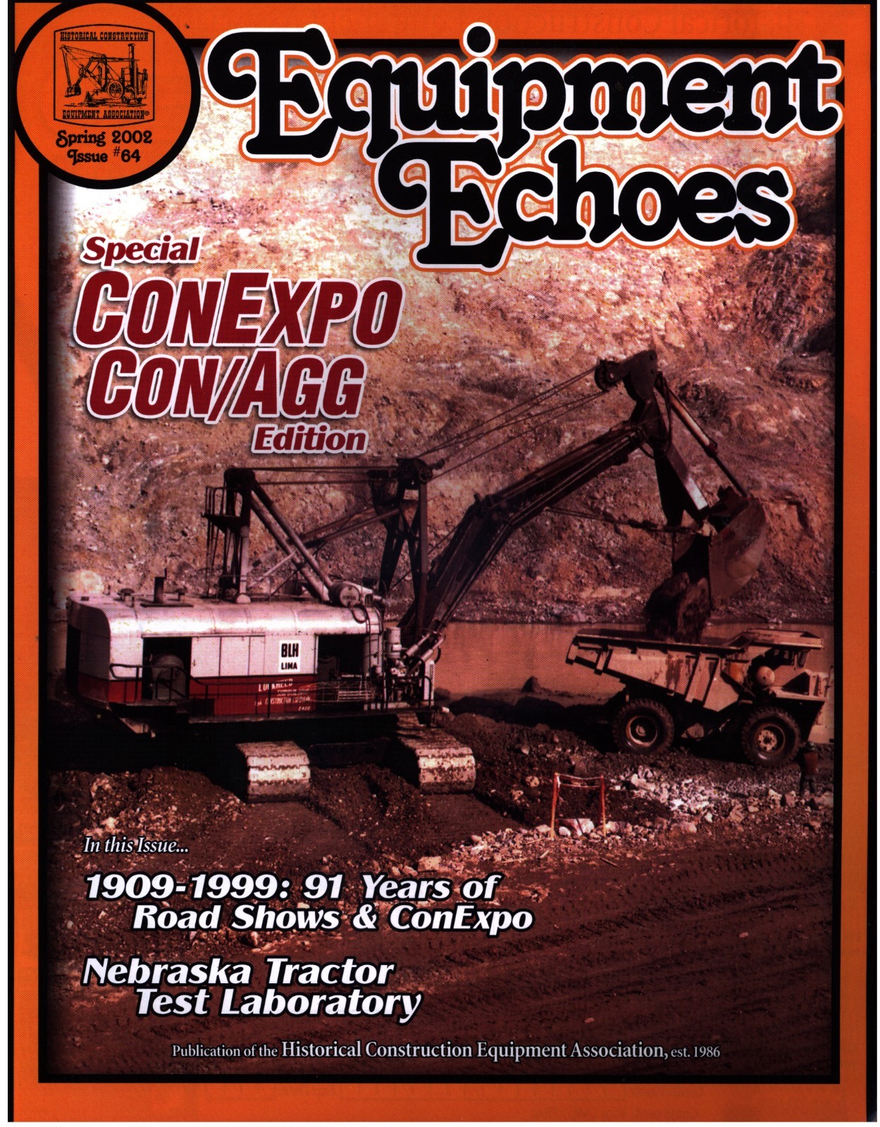 Spring 2002 Equipment Echoes Magazine Historical Construction Equipment HCEA #64