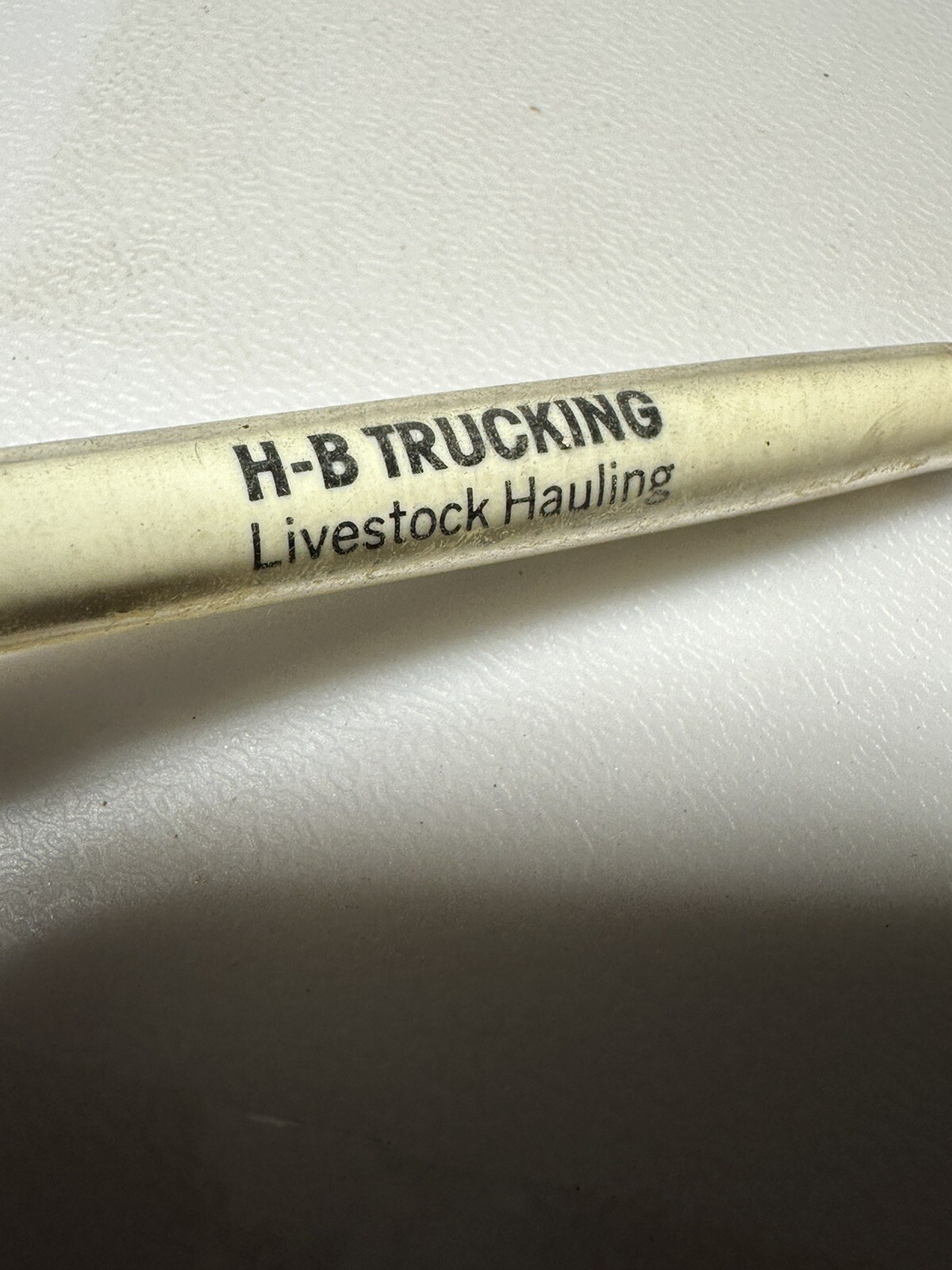 Vintage Cozad Nebraska H-B Trucking Livestock Hauling Farming Ag Farm Truck Pen