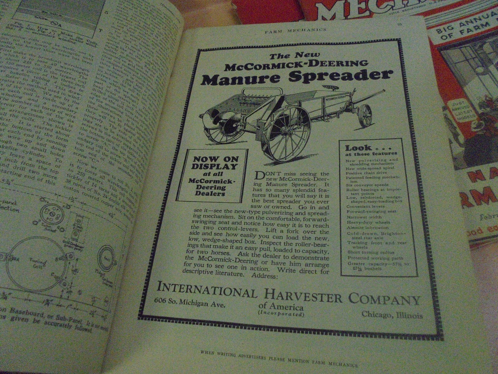 Vintage Lot of Four 1928, 1931 Farm Mechanics Magazines