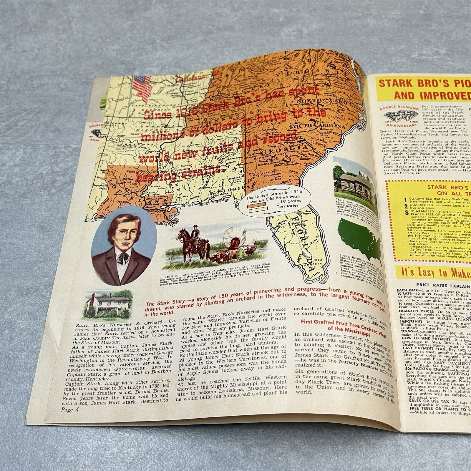Vintage 1960s Stark Bros Nurseries Orchard Fruit Trees Catalog 150th Anniversary