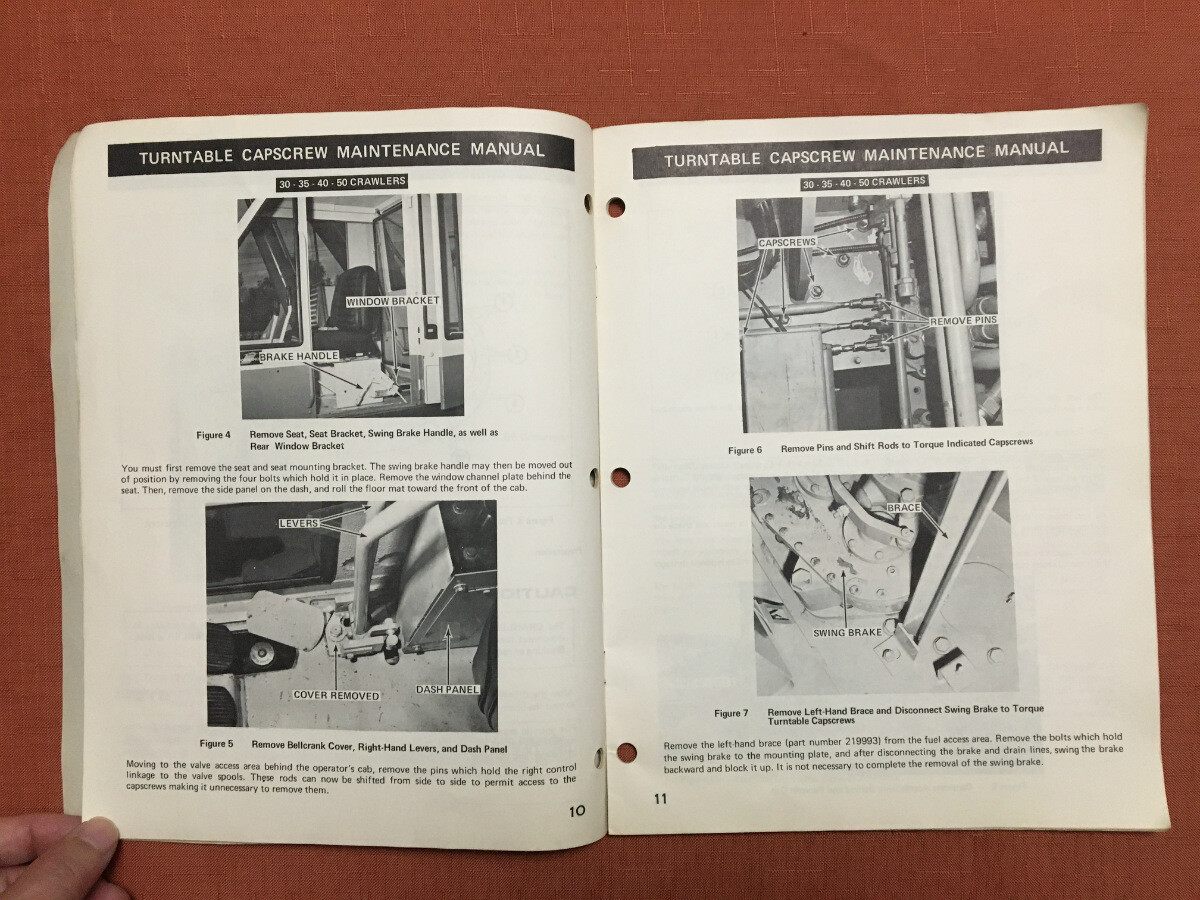 Drott Procedure Manual S406171M1 – Torquing Turntable Bolts for Excavators-1972