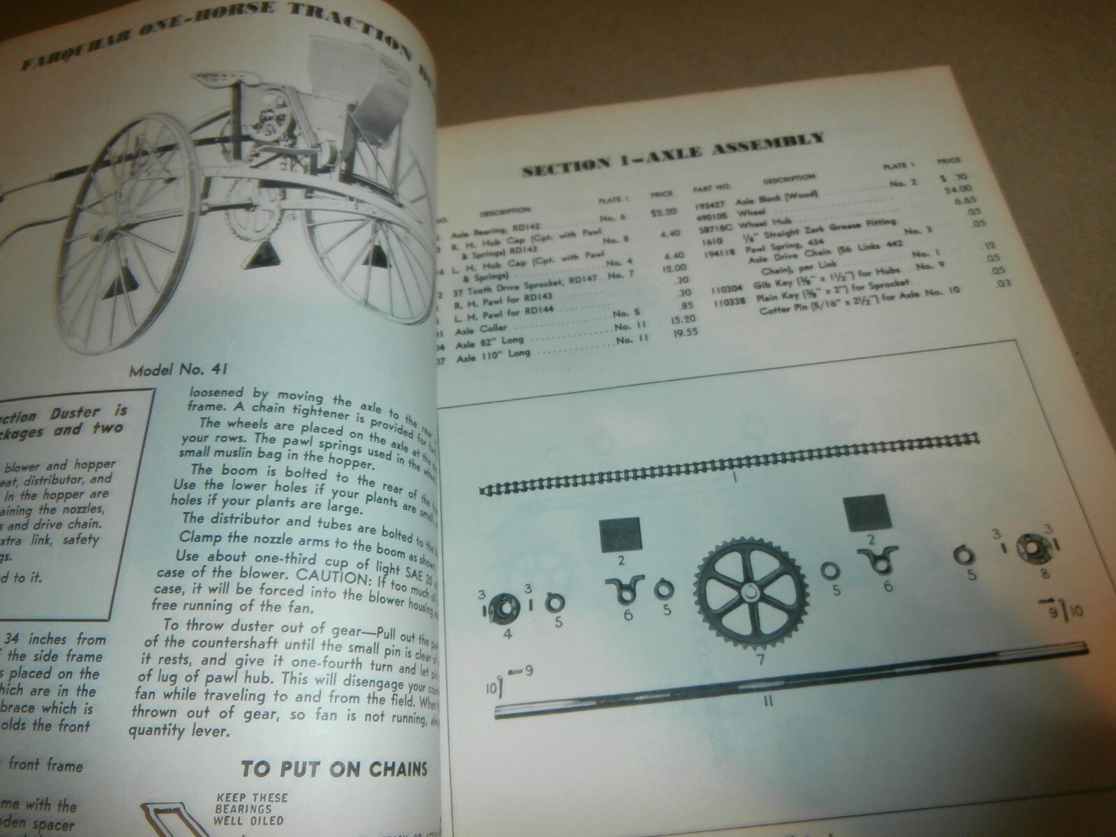 Vintage Farquhar York PA Manure Spreaders & Dusters Farm Brochures Manual