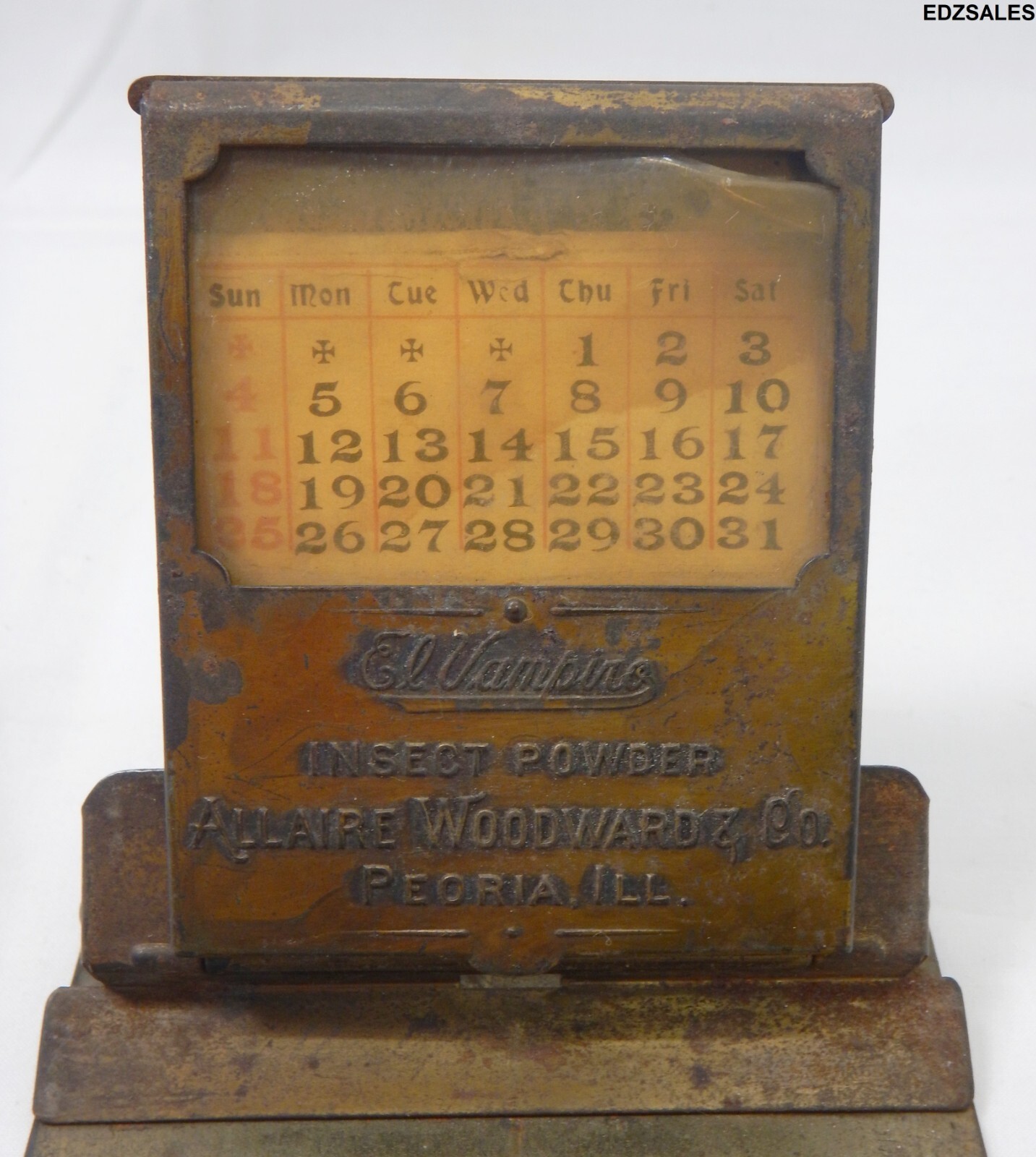 Vintage Advertising Receipt Clipboard – El Vampiro Insect Powder
