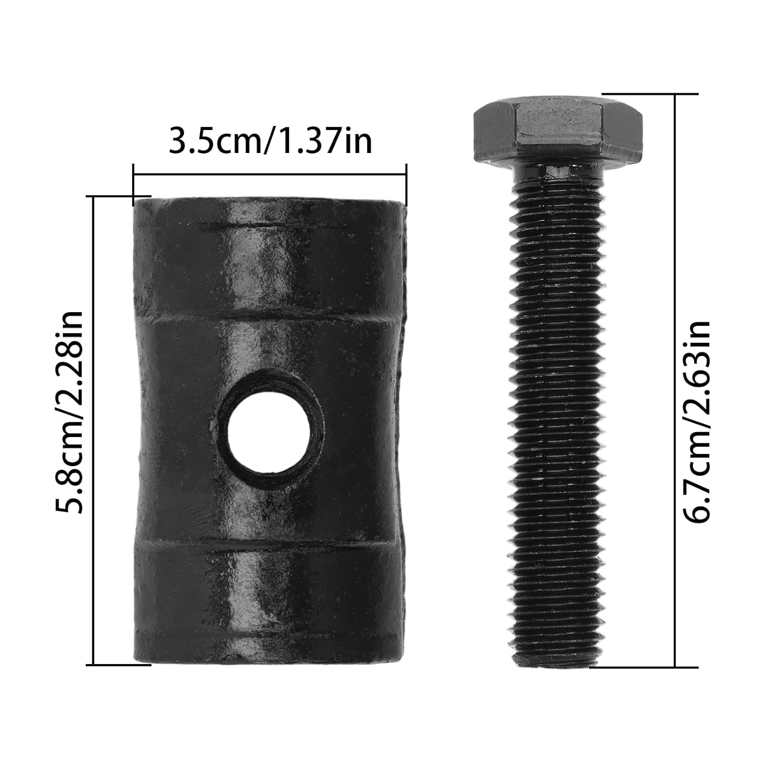 2PCS Torsion Bar Key Adjuster Block Nuts with Bolts for Silverado Suburban Avala