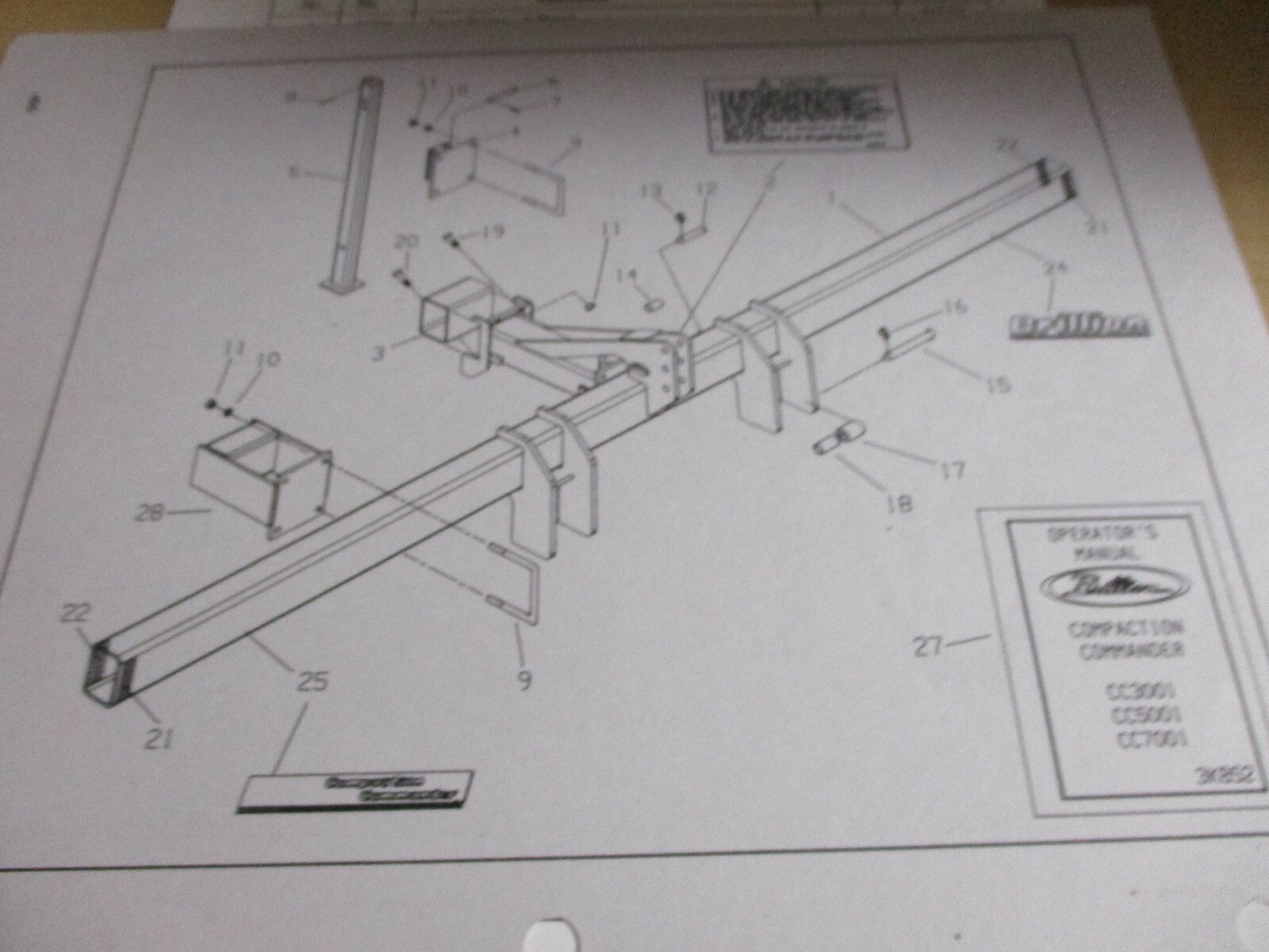 Brillion Compaction Commander 3001/5001/7001 Parts Catalog