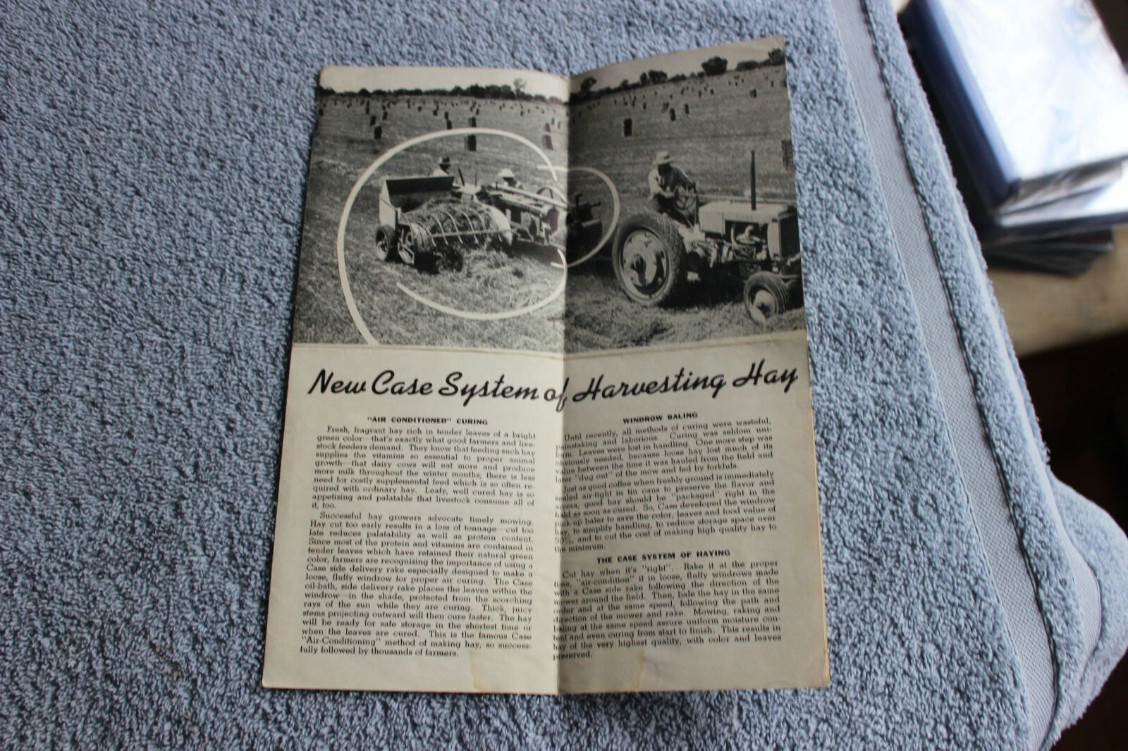 1930s/40s J.I. Case Hay Baling farming tractor brochure