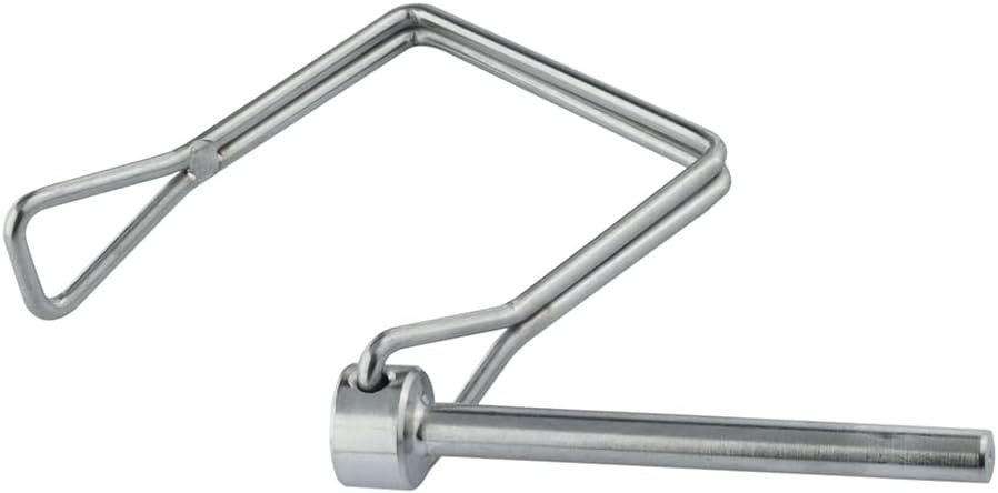 Sunnyway 10 Pcs 1/4 Inch Wire Lock Pin 4 Inch Long Trailer Coupler Pin PTO Pi…