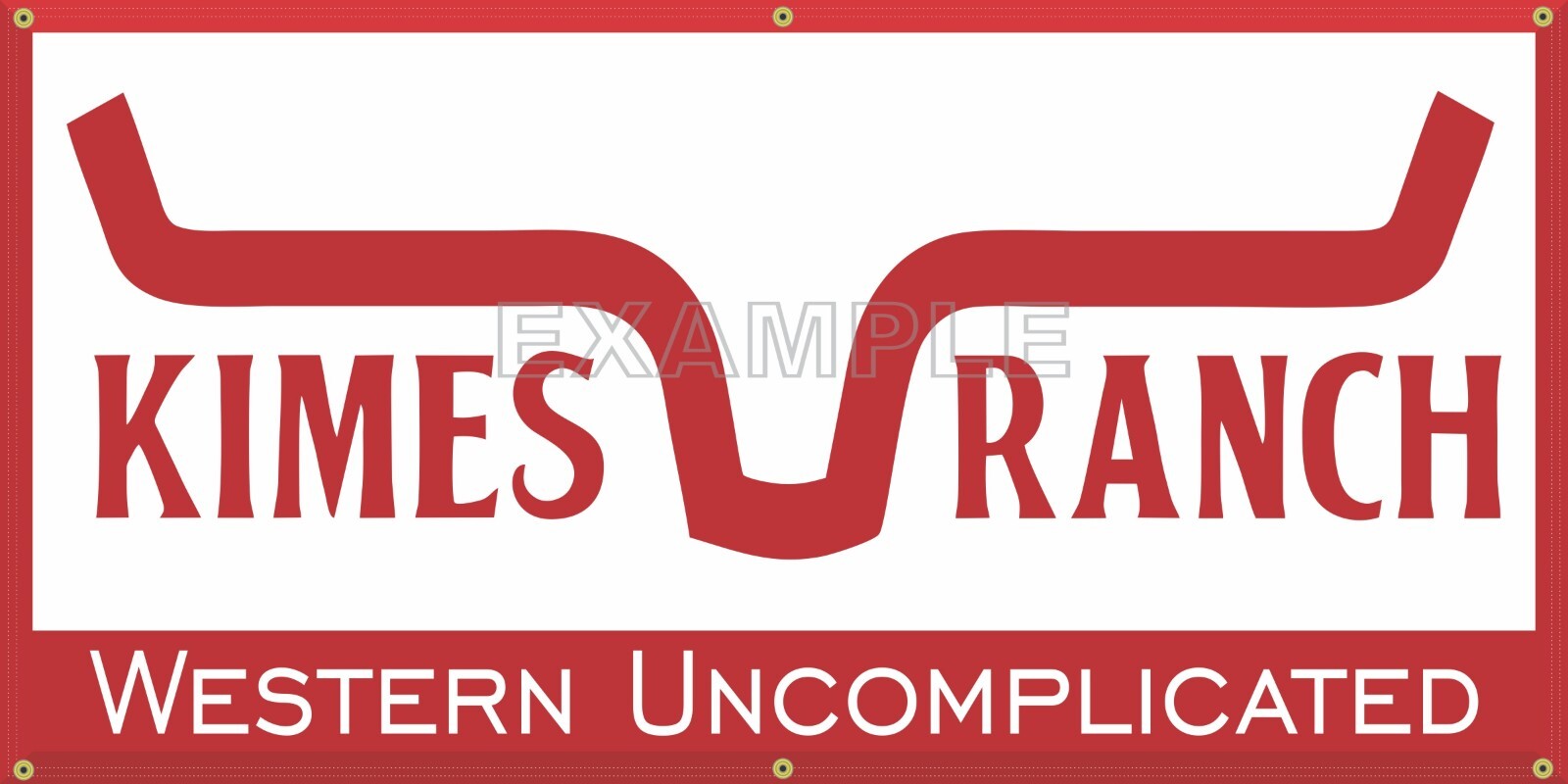 BUILD YOUR OWN GROUP COMPETITION RODEO ARENA SIGN REMAKE BANNER SIZE CHOICES
