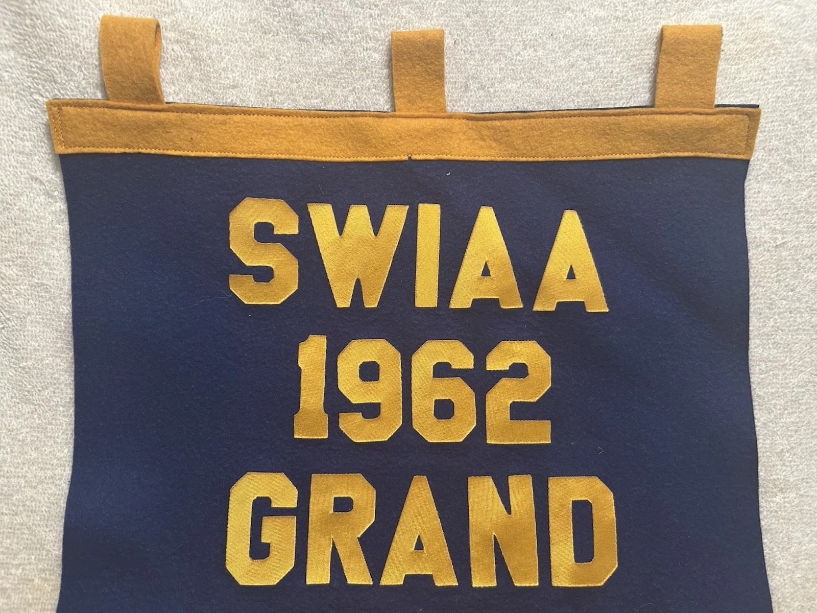 Vtg Banner Southwestern Indiana Angus Association 1962 Champion Steer 14X23 OOAK