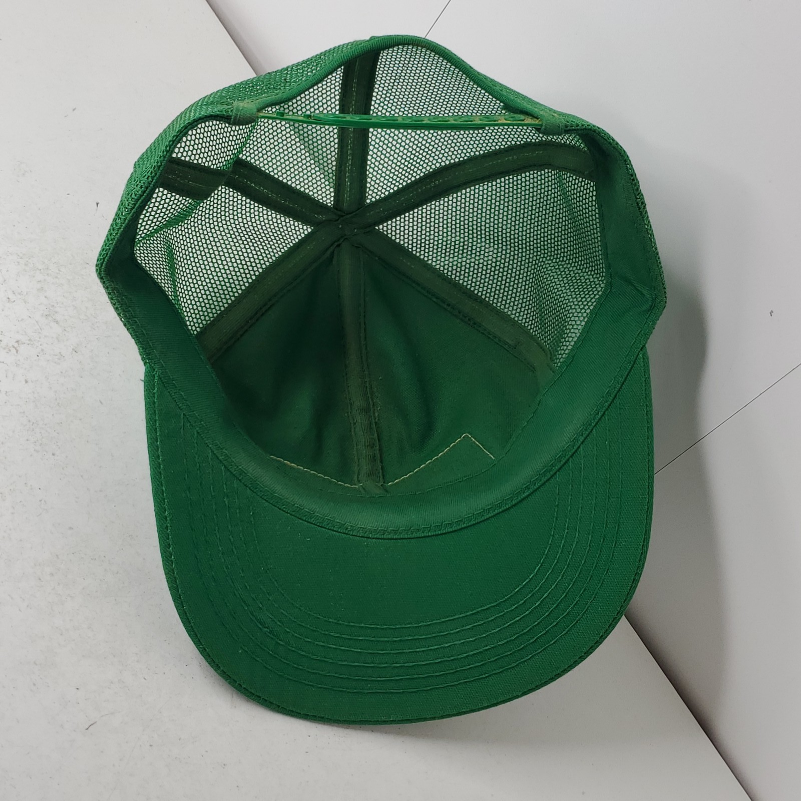 Vintage Eradicane Herbicide Patch Green Trucker Hat K-K Products Agriculture Ad