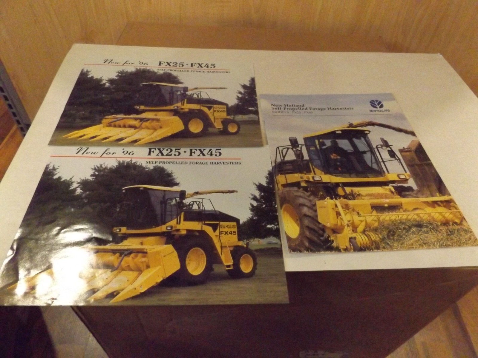 1996 3-pc. NEW HOLLAND HARVESTERS FX25 FX45. LIT # 31002520 1996