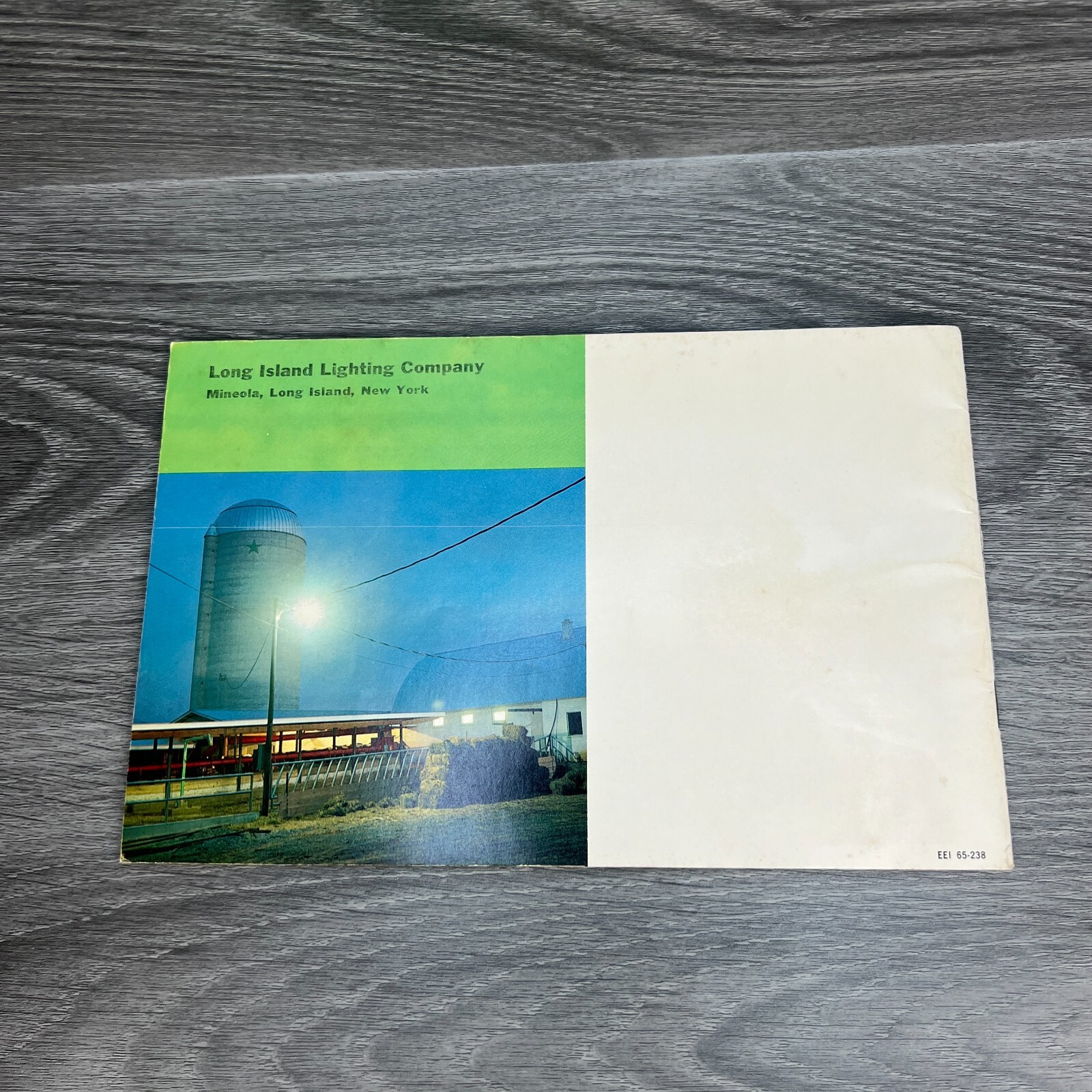 Vtg 1966 Electrical Farm Almanac Long Island Lighting Minneola New York Booklet