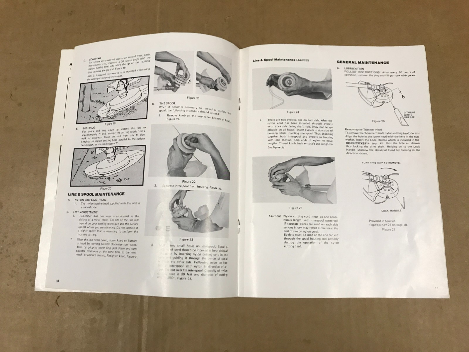 Vintage Sears Craftsman 37.7 CC Gas Brushwhacker Owner&rsquo;s Manual