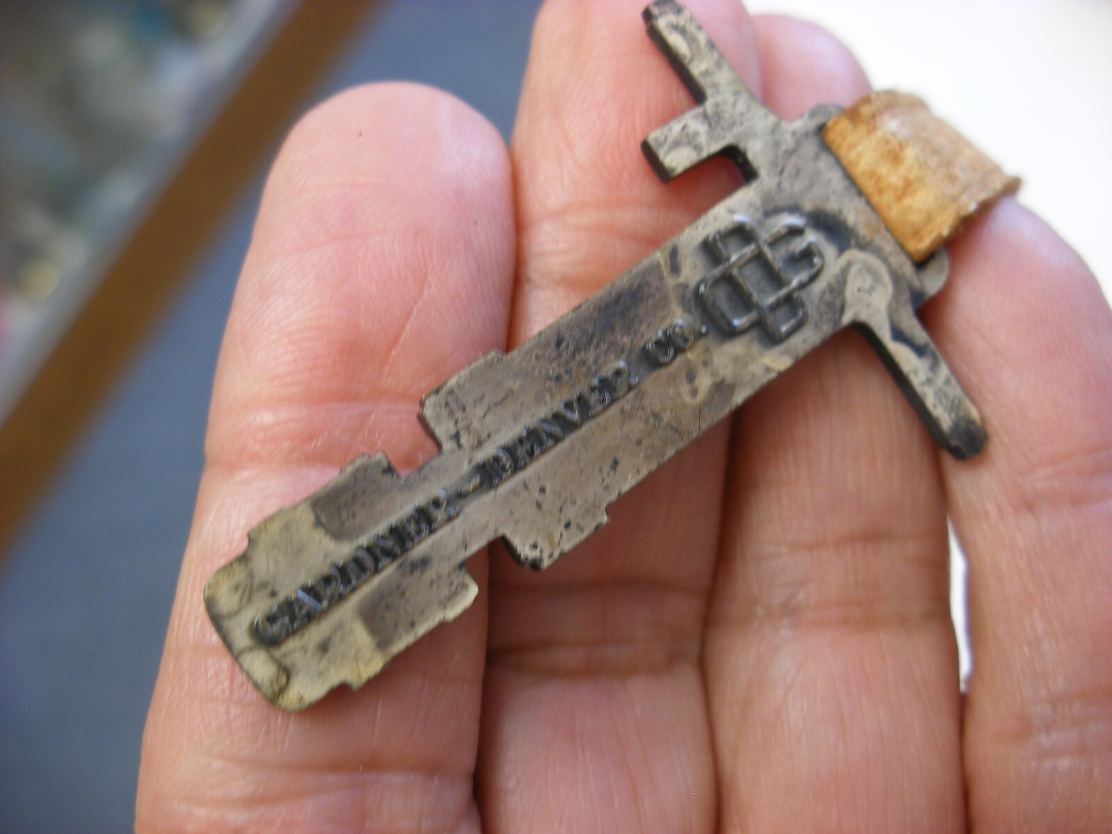 Vintage Advertising Pocket Watch FOB Gardner Denver Co. Construction Equipment