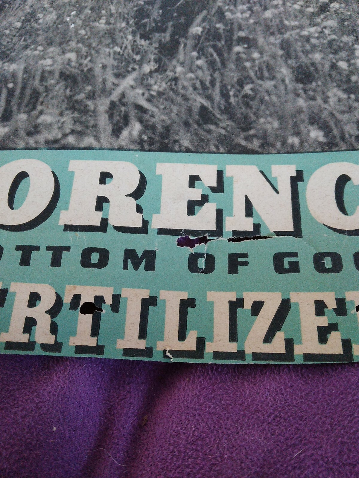 Vtg CORENCO FERTILIZERS Paper advertising Crops Hilton Marcy Vermont 1920&rsquo;s B2