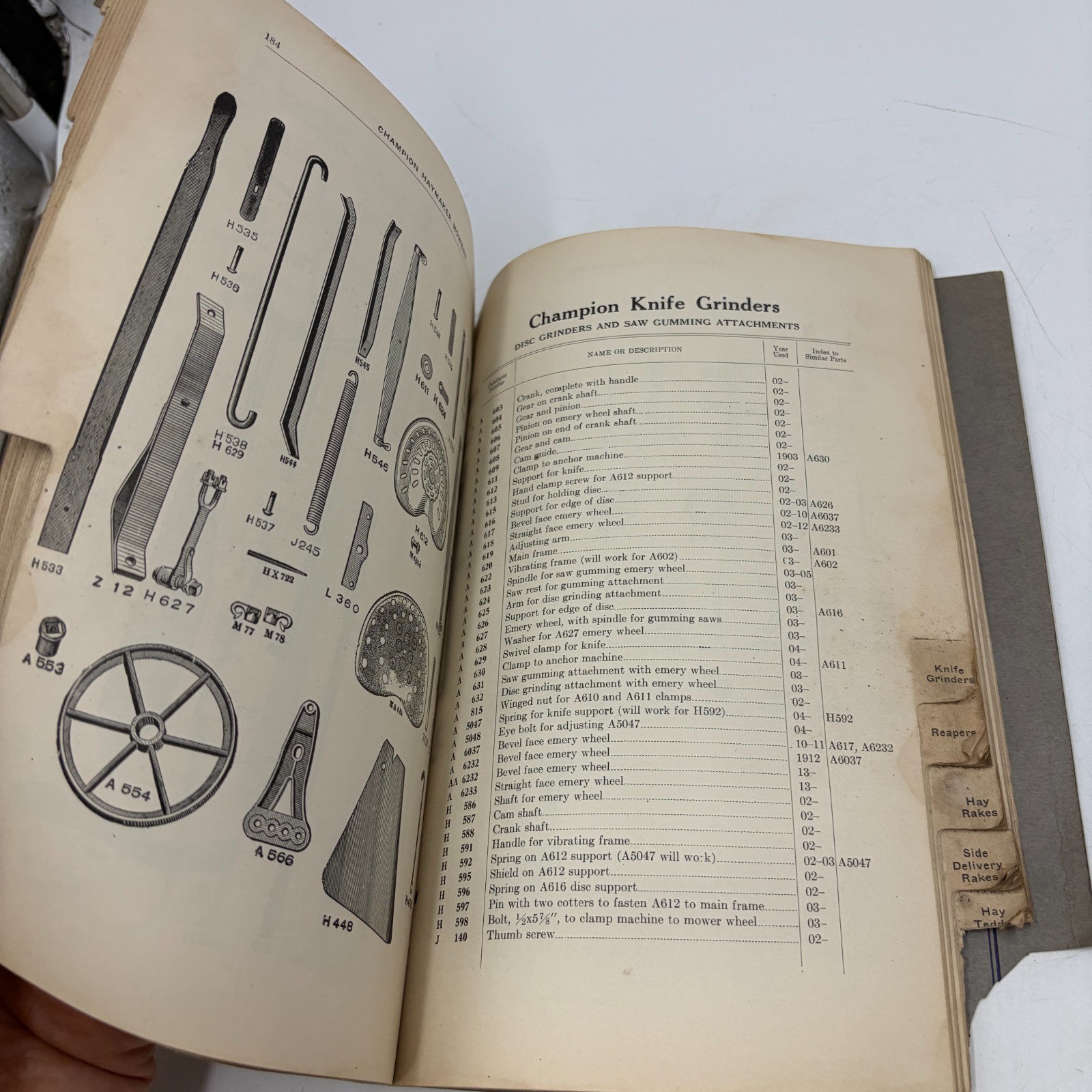 c1928 B.F. Avery Champion Harvesting Machines Repair Parts Catalog No 28