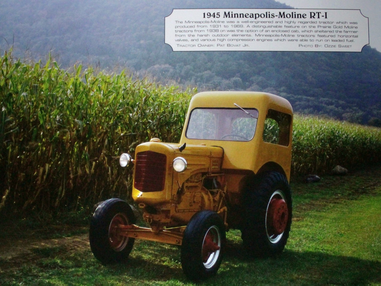Minneapolis Moline Tractor Vintage Picture Wall Art Country Farm Decor