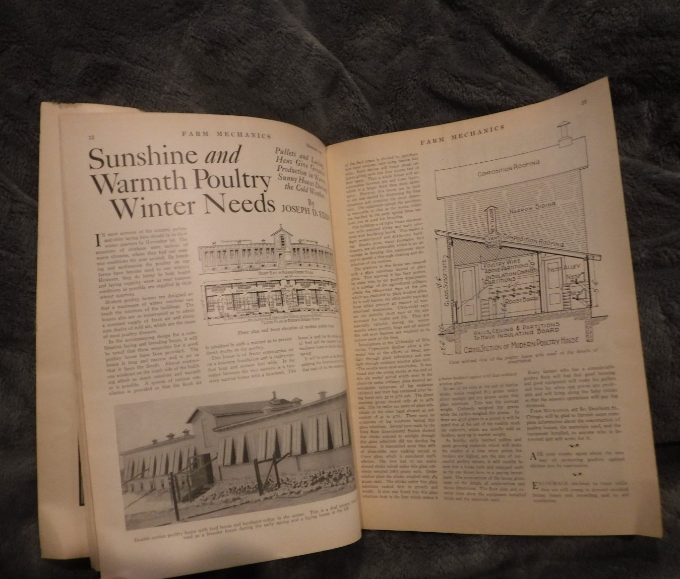FARM MECHANICS NOVEMBER 1929 MAGAZINE ; SELL THE CREAM, HORSES, ELECTRIC,POULTRY