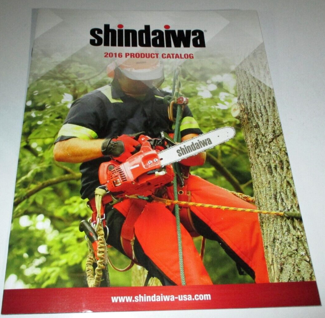 *Shindaiwa 2016 Full Line Sales Catalog Manual Brochure Chain Saws Trimmers &&