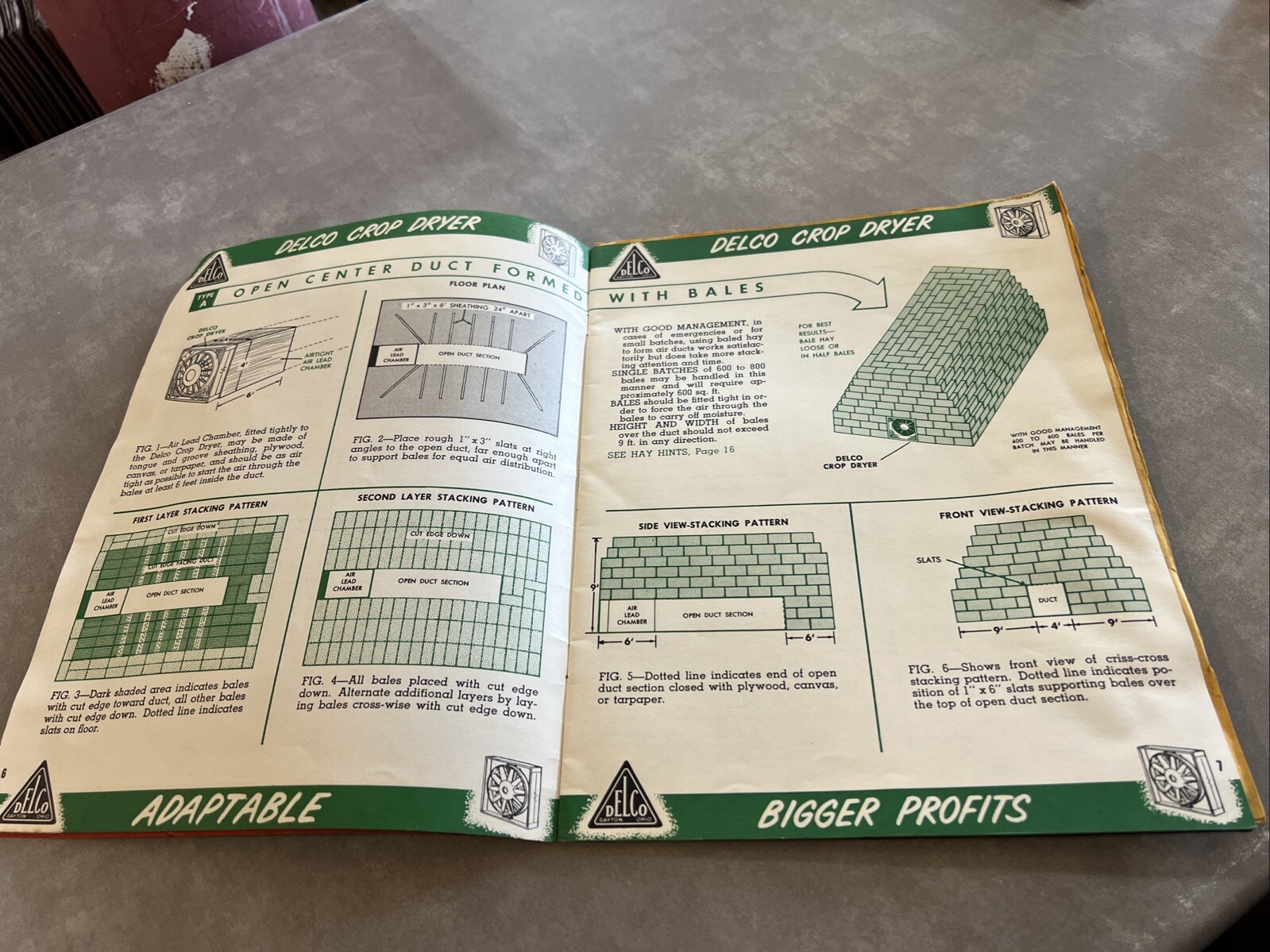 DELCO Crop Dryer for Hay – Corn – Grains 1955 Advertising Booklet