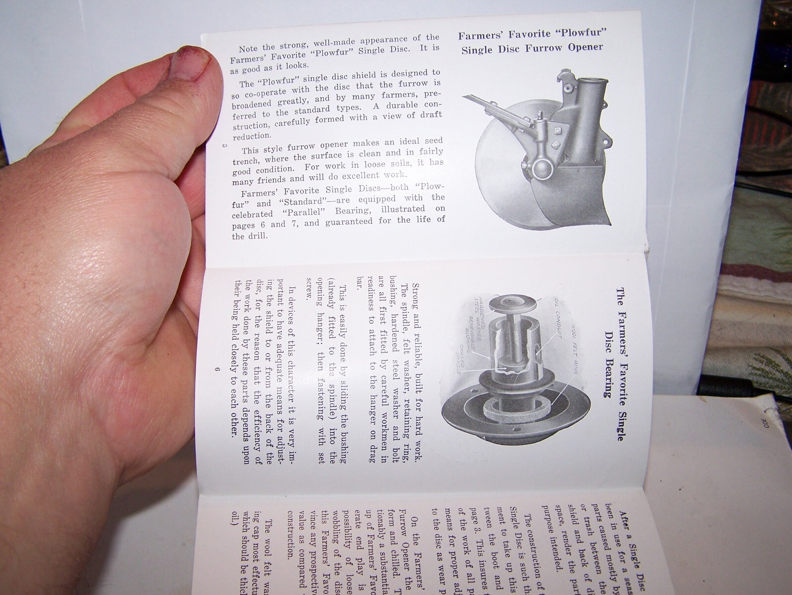 FARMERS FAVORITE Grain Drill Sales Brochure Pamphlet American Seeding Machine Co