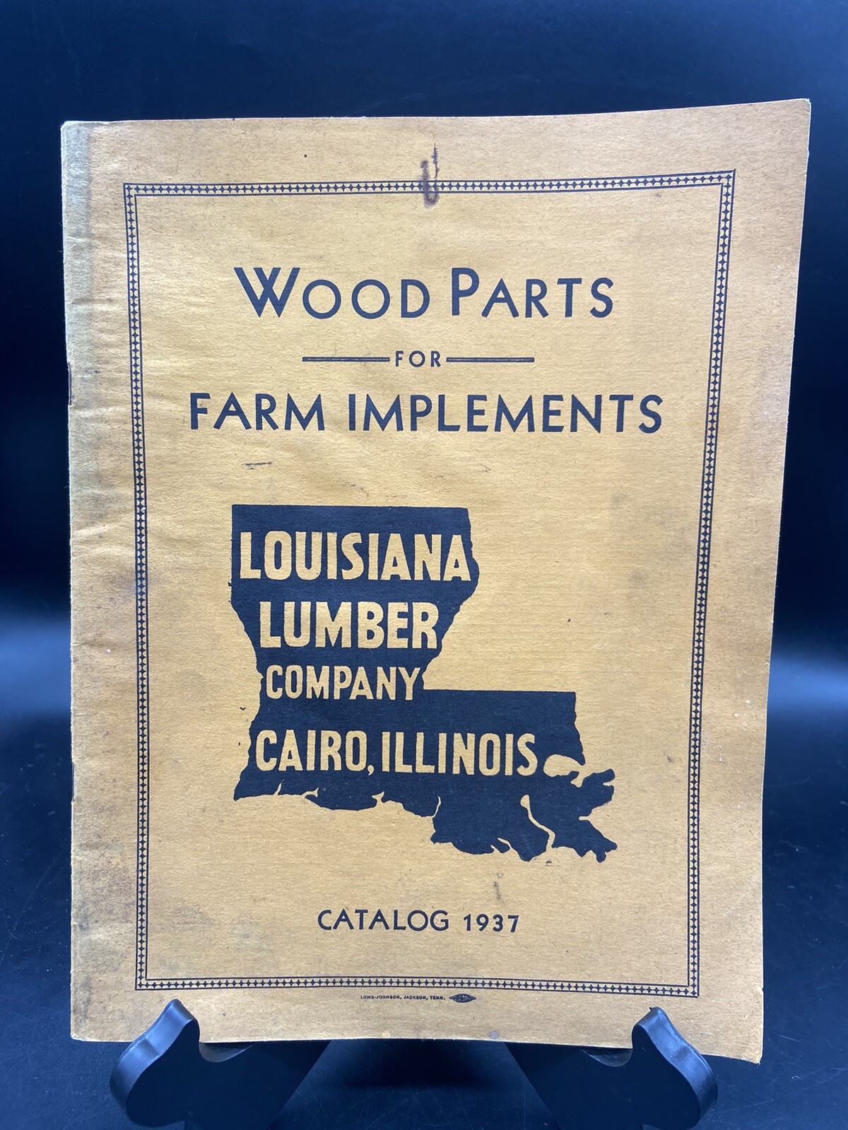 1937 Louisiana Lumber Company Catalog Cairo Illinois Wood Farm Implement Parts