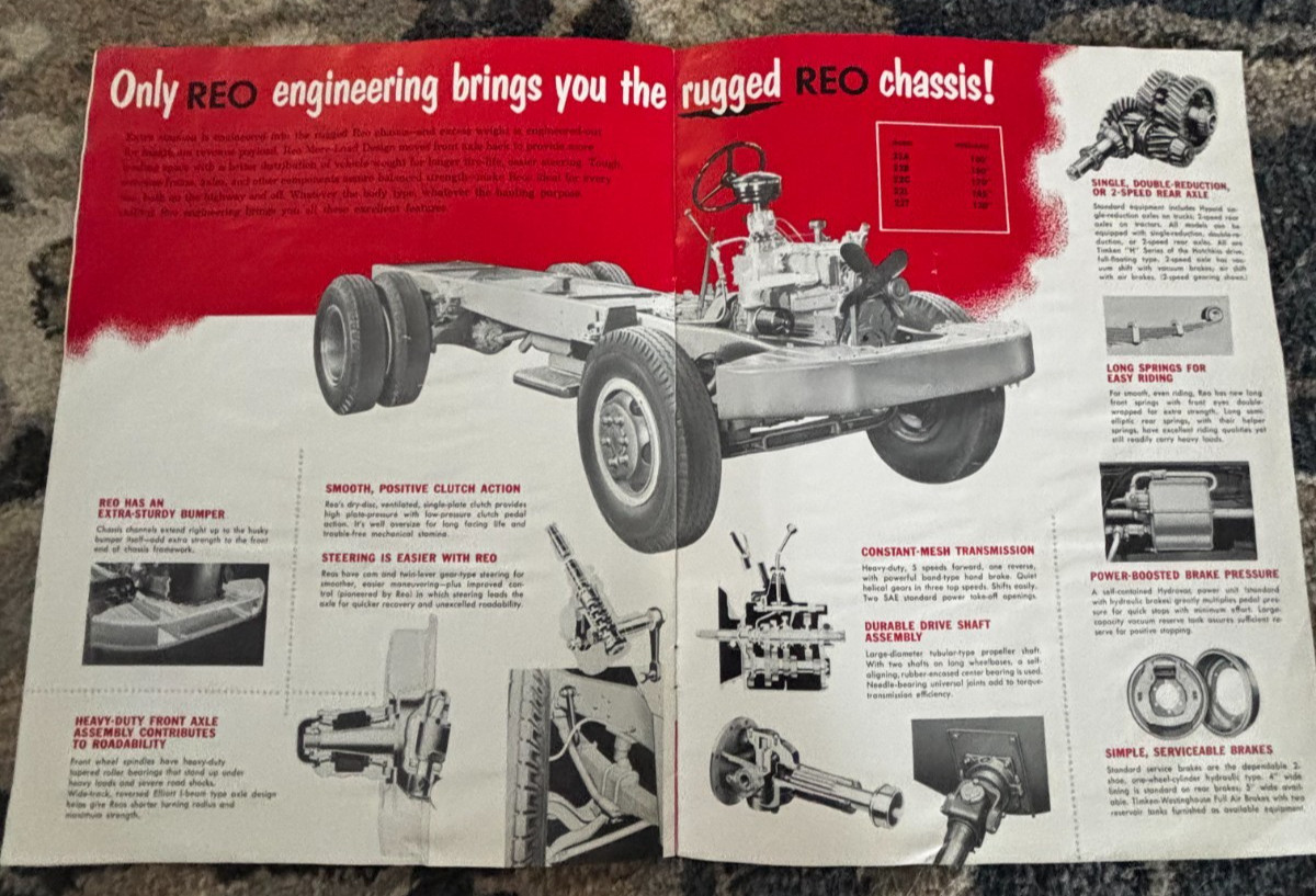 REO Model 22 Truck For 1952 Brochure DCPA26