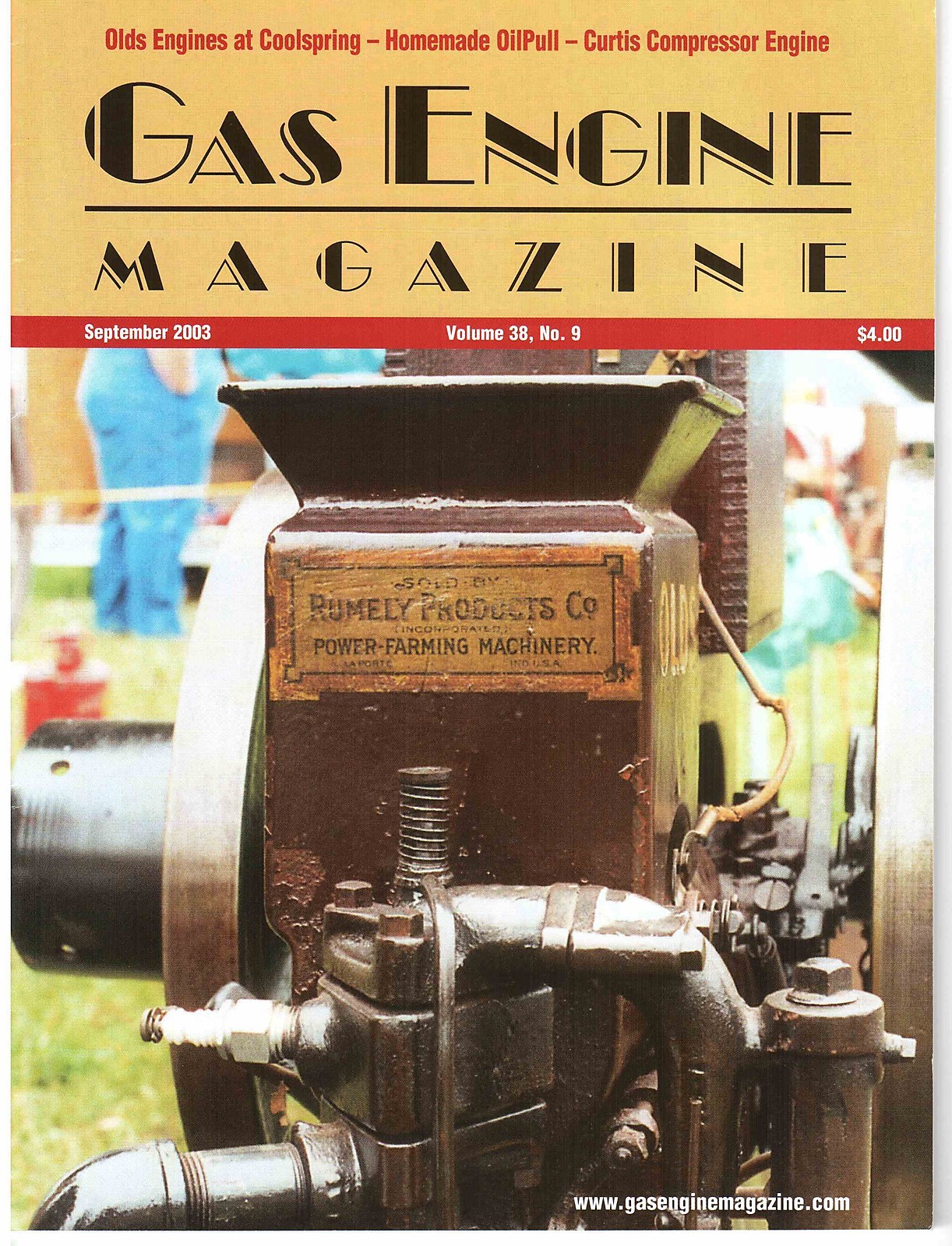 Rumely Oilpull Model H replica 16-30, EK Magneto, Hovey Mfg, Curtis Crudo Engine
