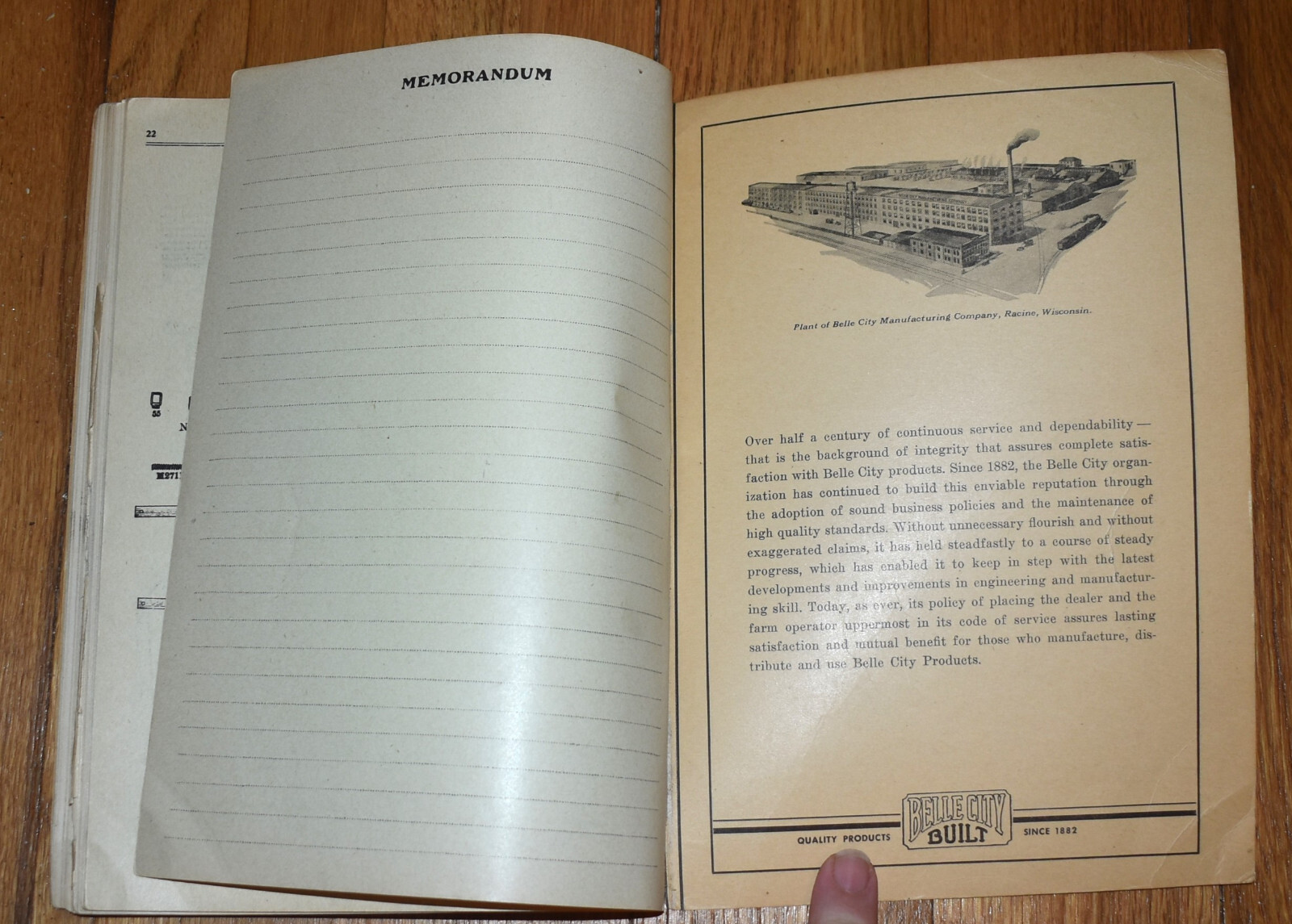 Vintage 1936 Repair Part Farm Catalog Book New Racine Threshers Thresher Machine