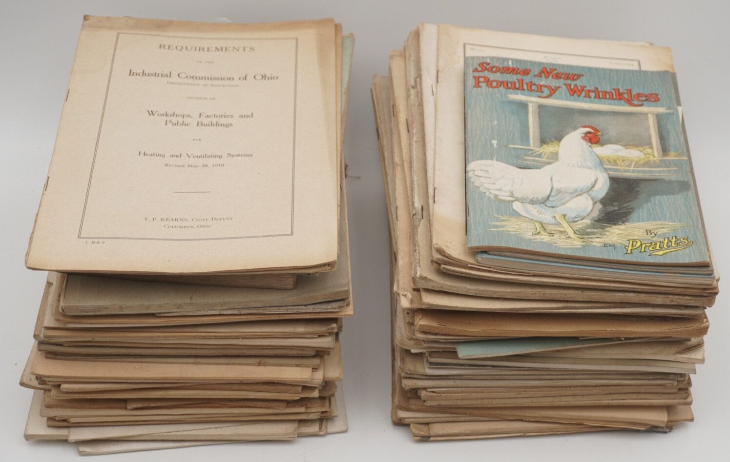 Huge Lot Early 1900s Agricultural Farming Livestock Pamphlets Literature Vintage