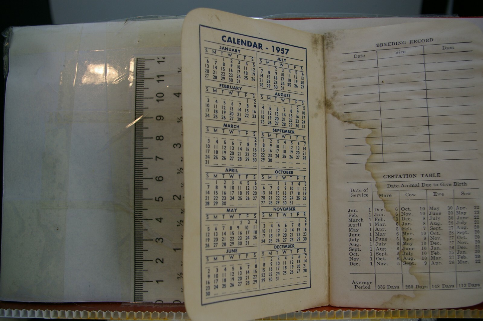 Vintagr Royster Plant Food Farmers Notebook 1957-1958