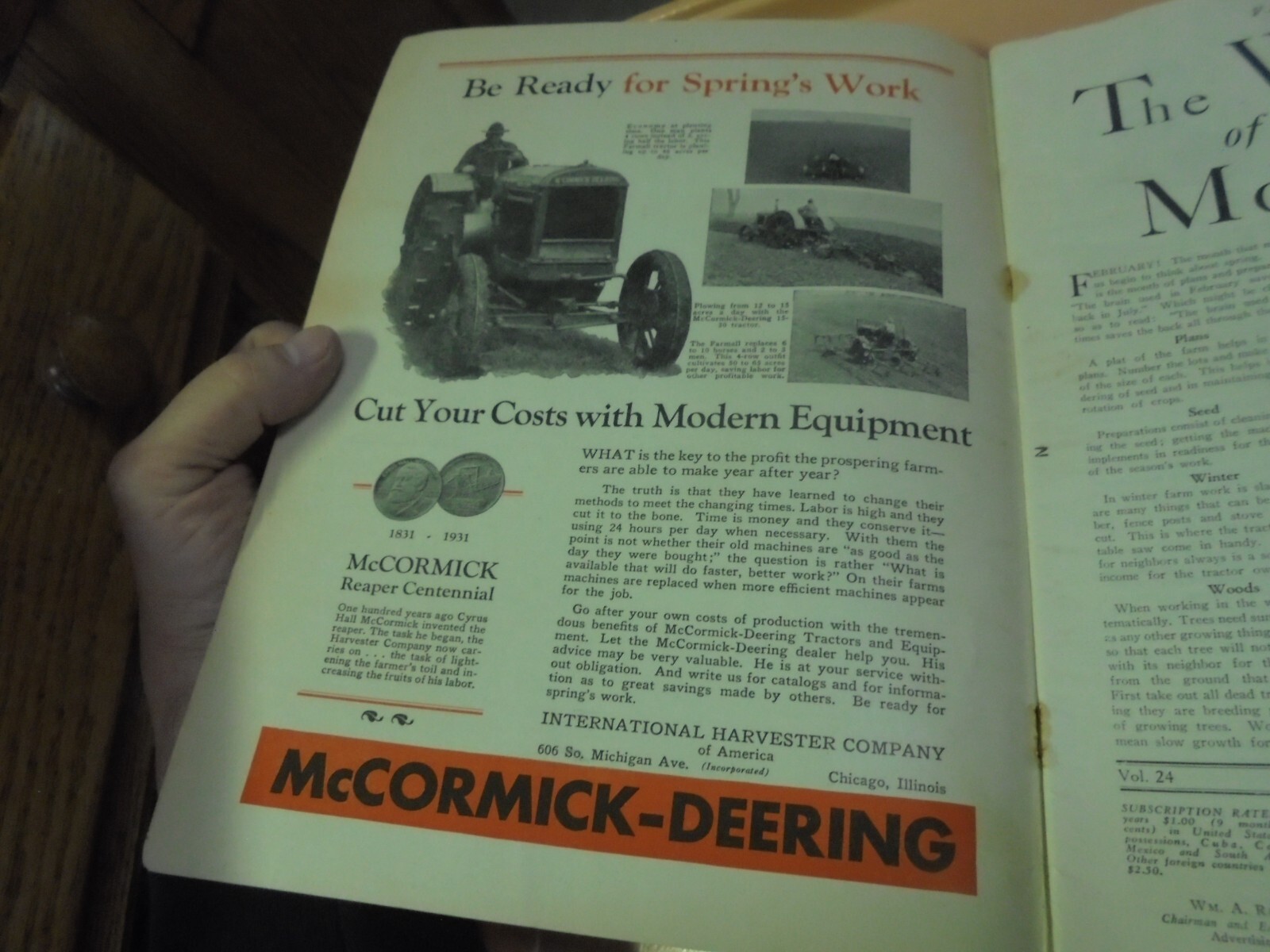 Vintage Lot of Four 1928, 1931 Farm Mechanics Magazines