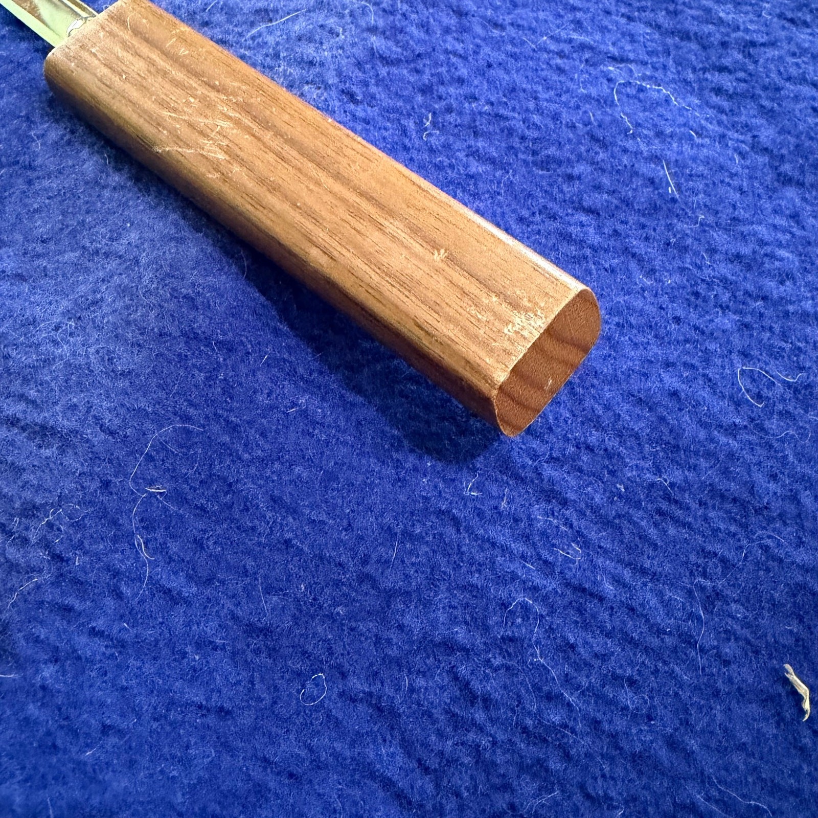Vintage Pioneer Hi-Bred Letter Opener Wooden Handle Agribusiness Promo Gift