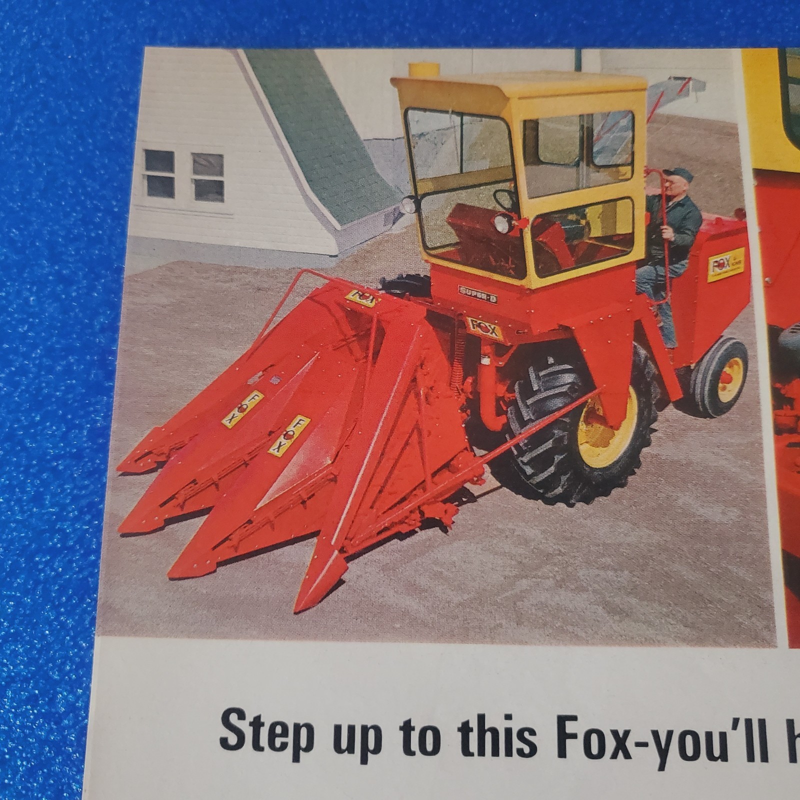 1969 FOX TRACTOR HARVESTER ORIGINAL PRINT AD VINTAGE STANDARD FOR AMERICAN FARMS