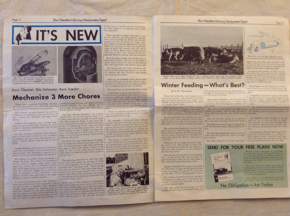 Smiths Esso Service News 1959 No.7 Farm Brochure In Great Condition