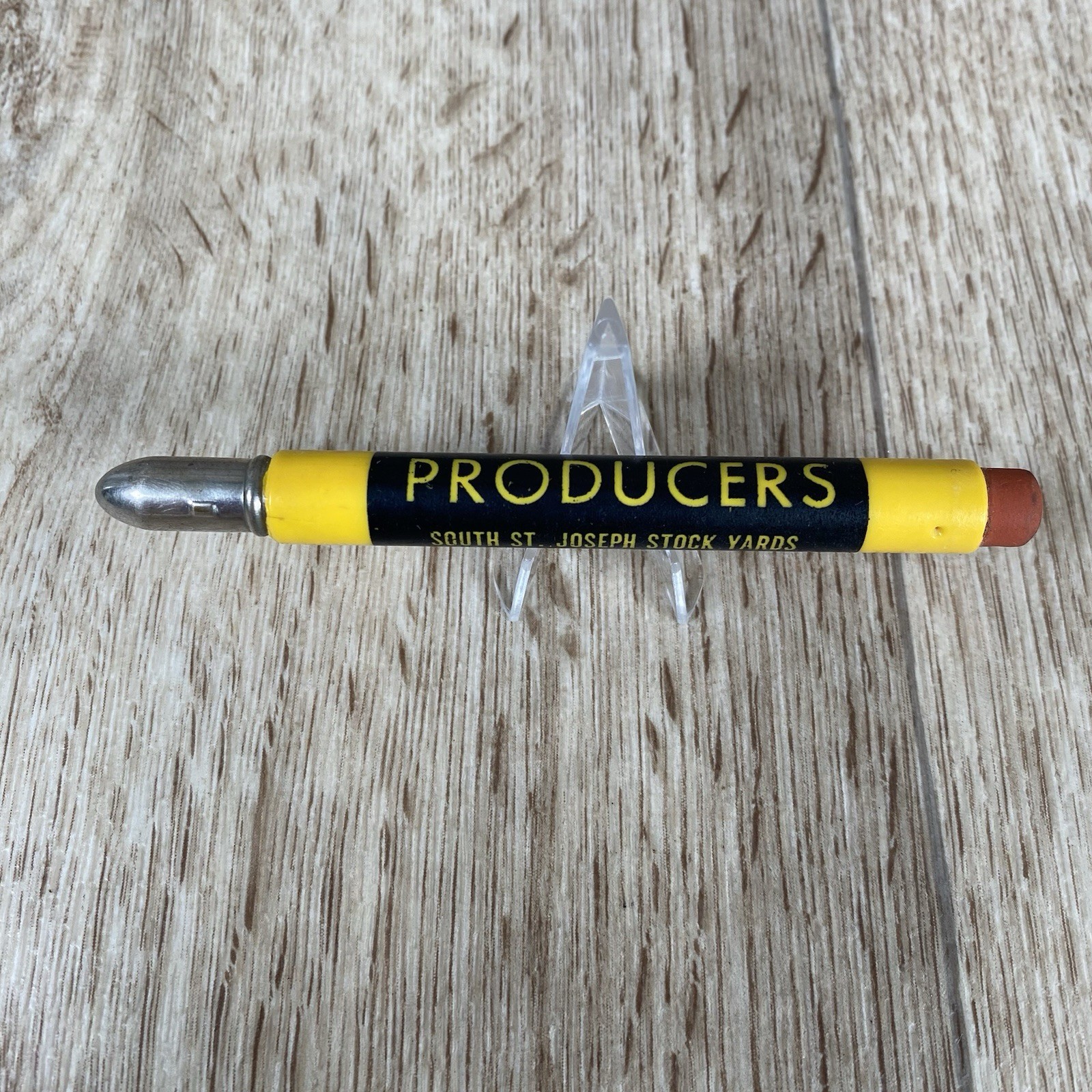 Antique Bullet Pencil South St. Joseph Stock Yards Producers