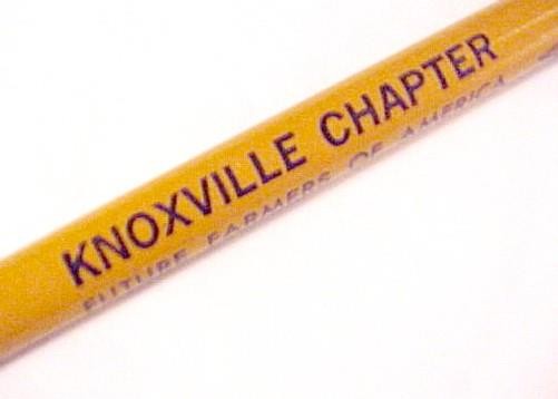 Future Farmers of America Knoxville Chapter Lead Pencil Vintage Iowa Advertising
