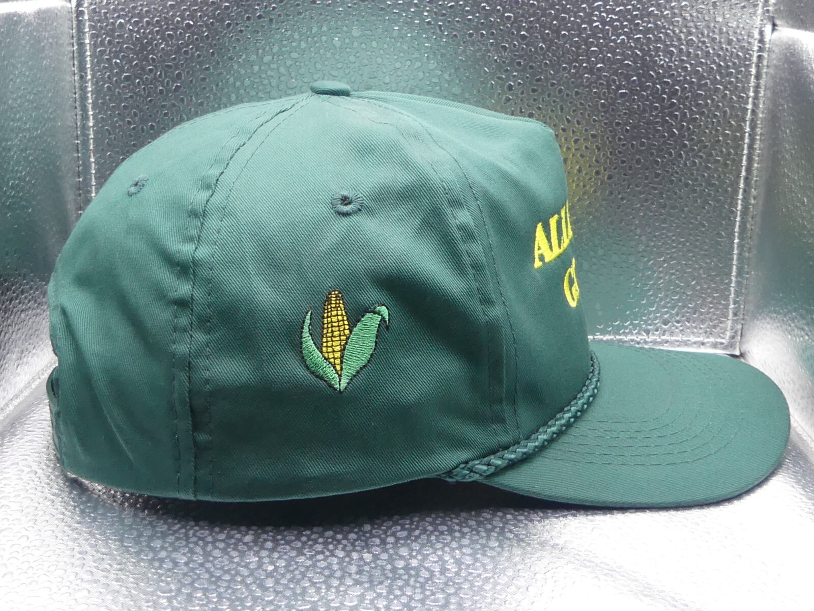 Alliance Grain Four Seasons Green Yellow Corn Rope Adjustable Snapback Hat Cap