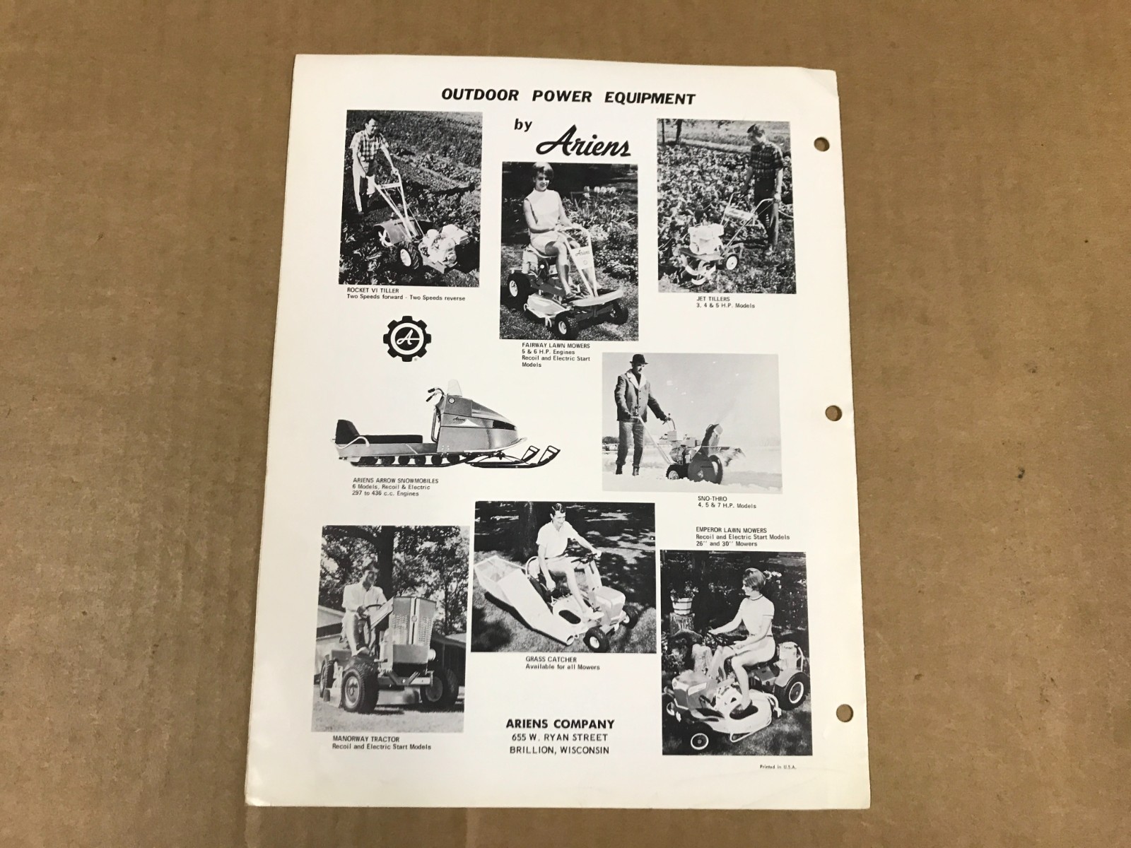 Vintage Ariens Fairway Parts Manual – PM-15-69