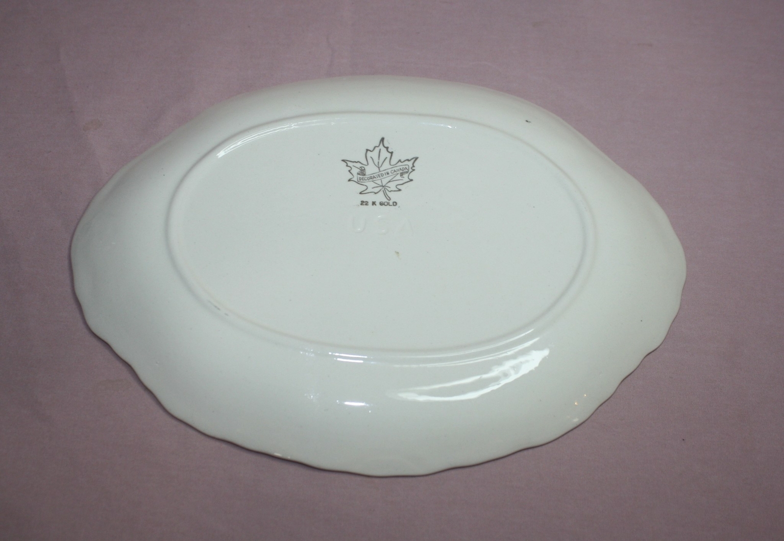 VTG. MANITOBA AGRICULTURAL MUSEUM AUSTIN SOUVENIR SERVING PLATTER 9 3/4&Prime;x 7 3/8&Prime;