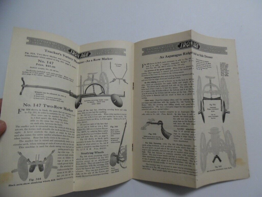 1916 Iron Age Trucker&rsquo;s Variety Machine Catalog Brochure Bateman Mfg Co Vintage