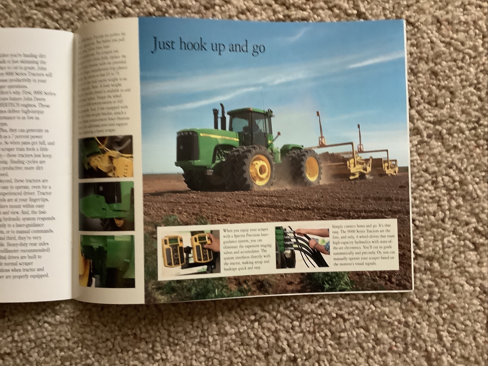 John Deere 9000/9000T SERIES TRACTORS 36 PAGES Sales Brochure 1999