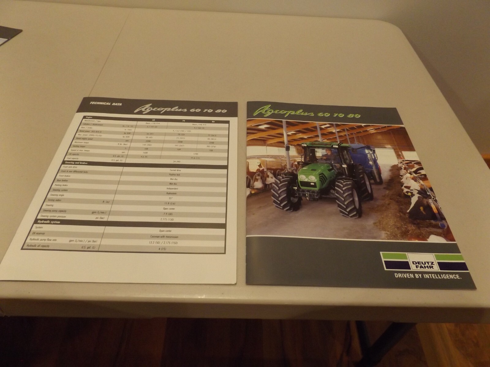 DEUTZ FAHR AGCOPLUS 60 70 80, LIT # AGCOPLUS60-80 BR01 (08-05)