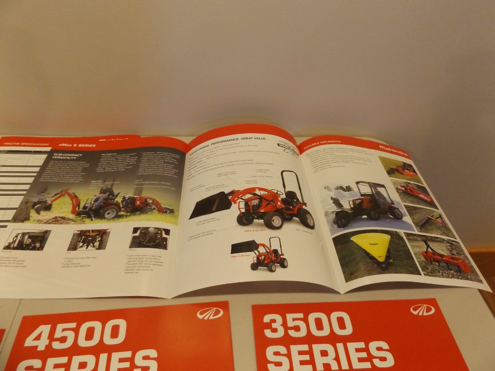 7-pc. MAHINDRA SERIES TRACTORS, 2016-2017