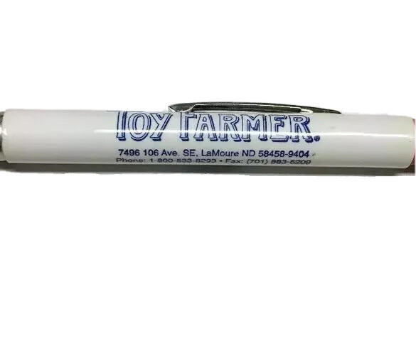 Vtg Toy Farmer Bullet Pencil LaMoure North Dakota Farming Agriculture Tractor ND