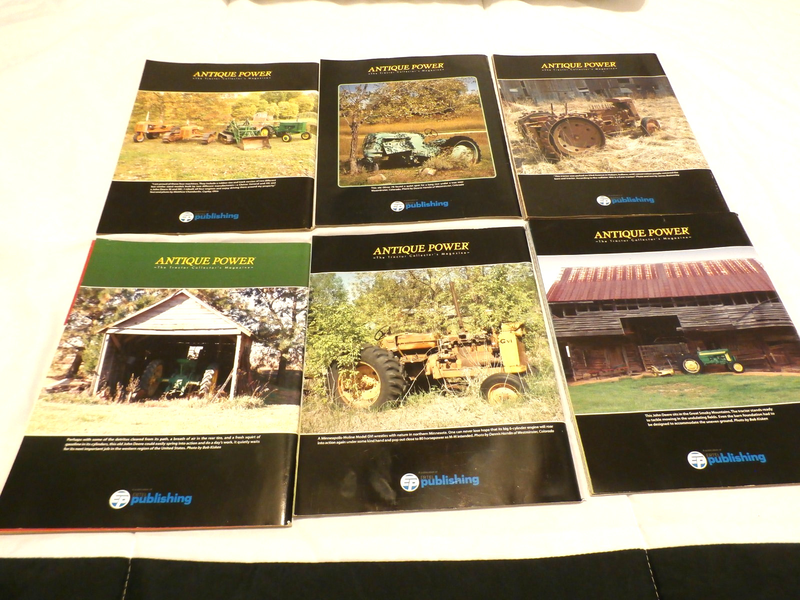 Antique Power Magazine Lot of 6 Tractor Collector Farm Equipment Agriculture