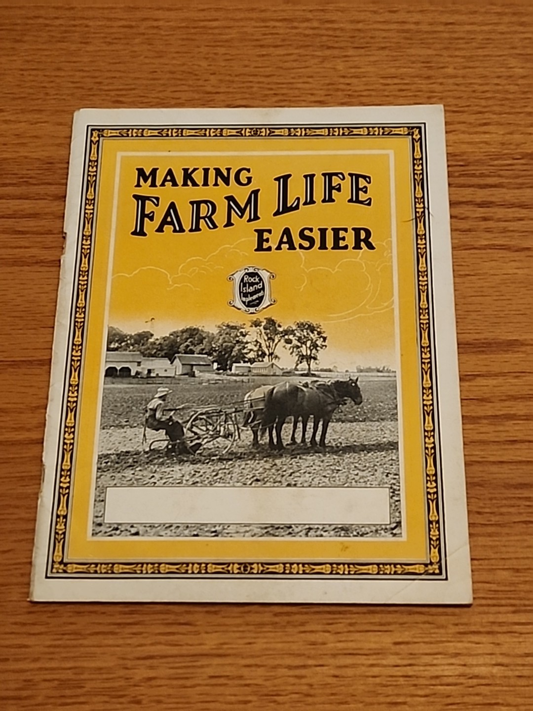 Rock Island Making Farm Life Easier Farm Tools Catalog Heider Tractors Engines