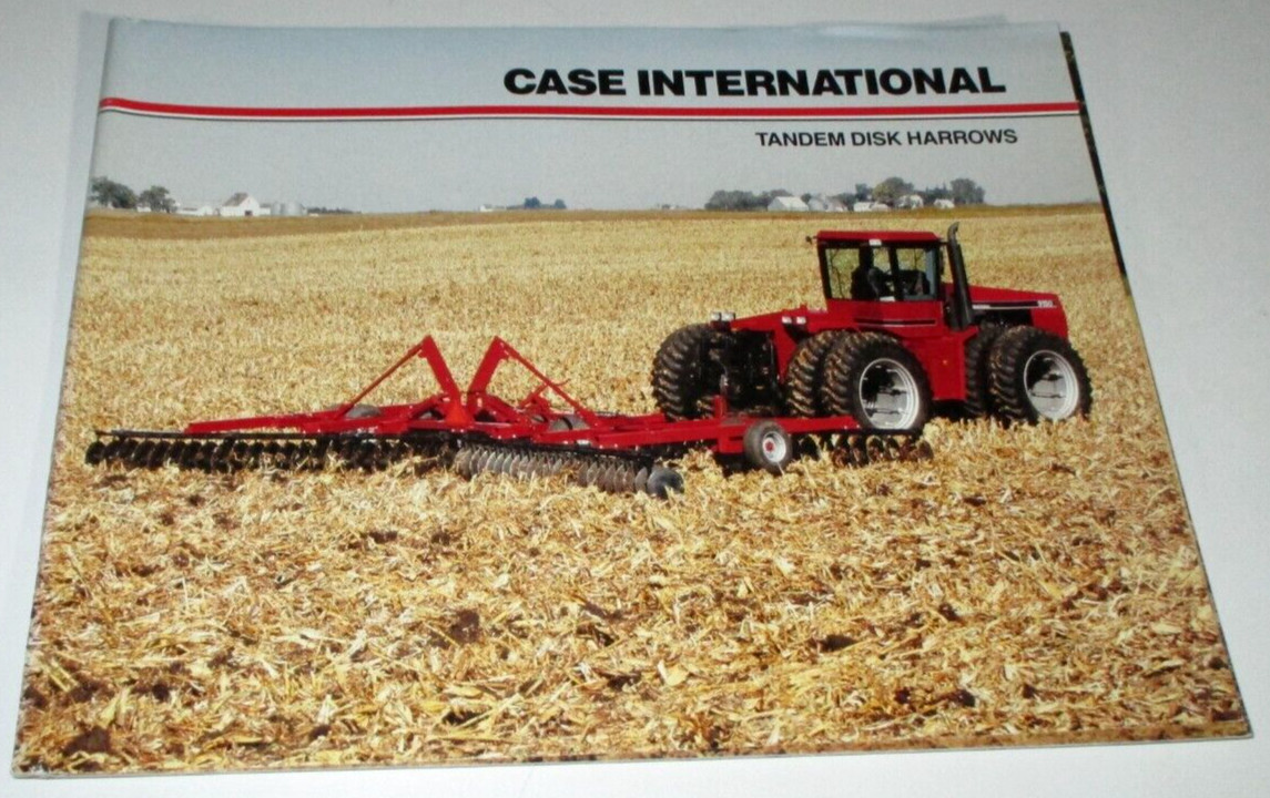 *Case IH Tandem Disk Harrows Sales Brochure 496 596 696 475 485 501 350 370 122