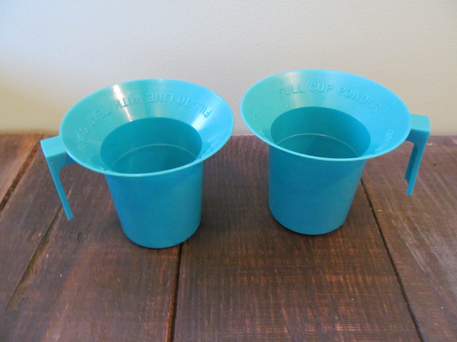 VTG Cow Teat Dipper Plastic Cup w/ Handle Klenzade Farm Livestock